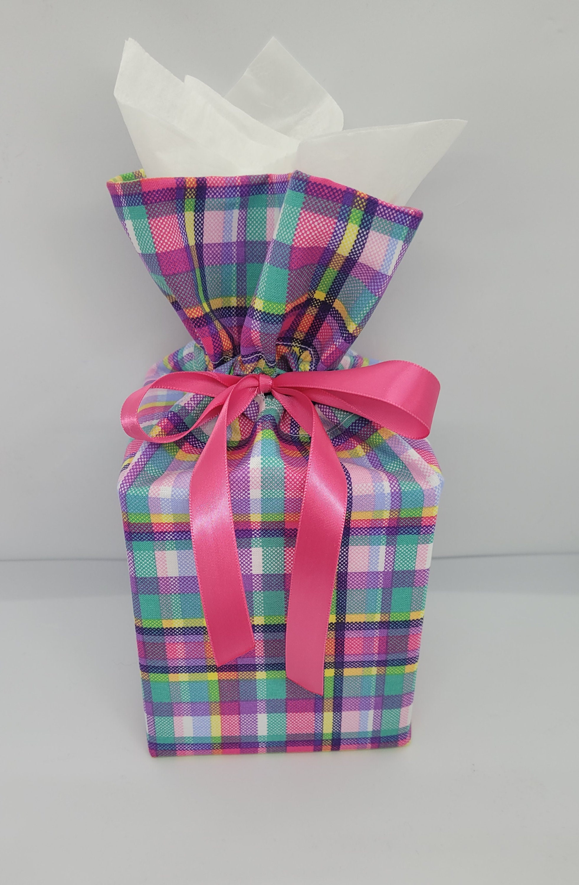 Cubierta de caja de tejido de tela topper de tejido hecho a | Etsy