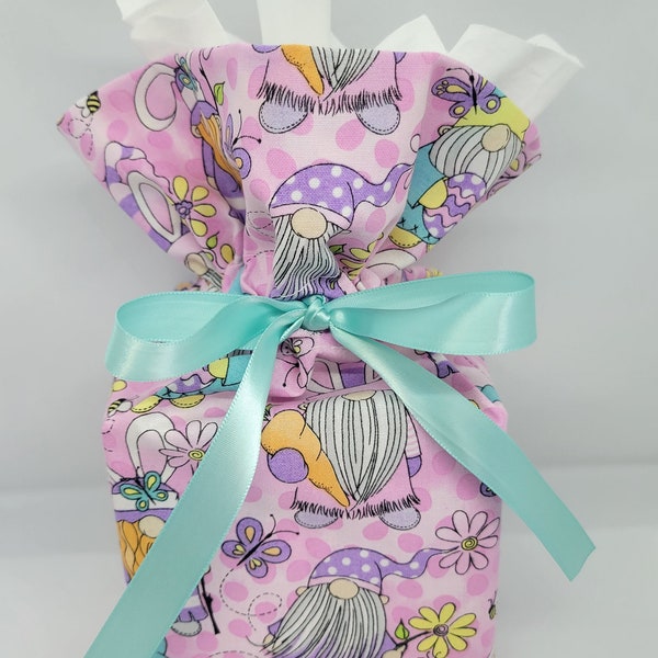 Fabric Tissue Box Cover, Cube Tissue Box Cover, Handmade, Easter Display, Decor, Easter Gnomes, Gift For Her, Gift For Him, Home Office