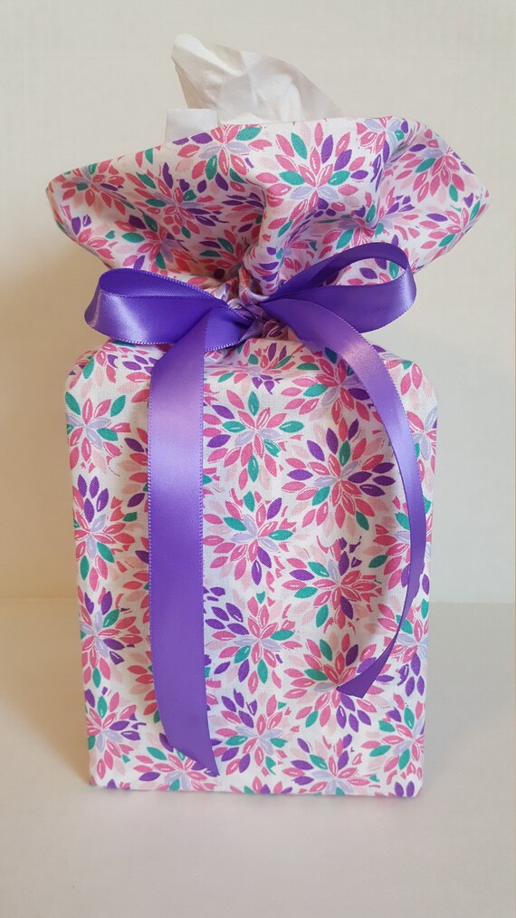 Fabric Tissue Box Cover Tissue Box Topper Handmade Bathroom Etsy