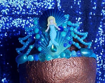 Children's Aqua Mermaid Crown