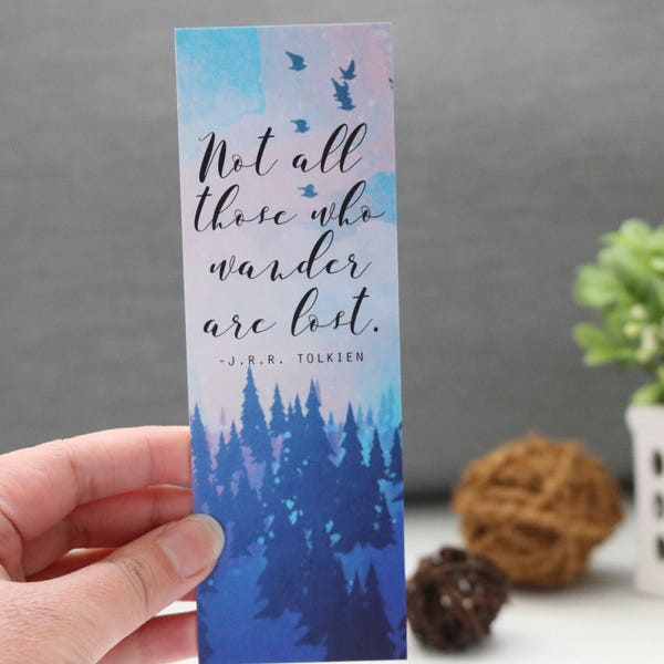 Not All Those Who Wander Bookmark - LOTR Series