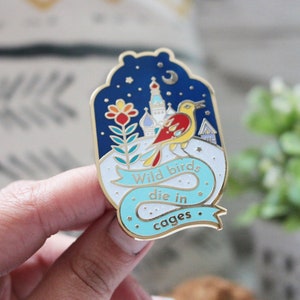 Winternight Enamel Pin