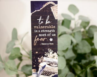 To Be Vulnerable Bookmark