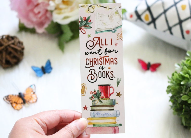 All I Want For Christmas Bookmark Christmas Edition image 1