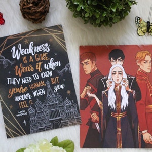 Bardugo Quote/Print Double-sided 6x8 Sturdy Thick Art Print