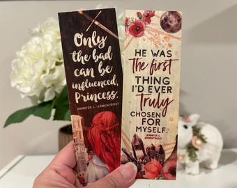 FBAA Blood & Ash Quotes - Double-sided Wooden Bookmark