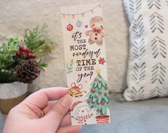 Most Wonderful Time (Christmas) Bookmark