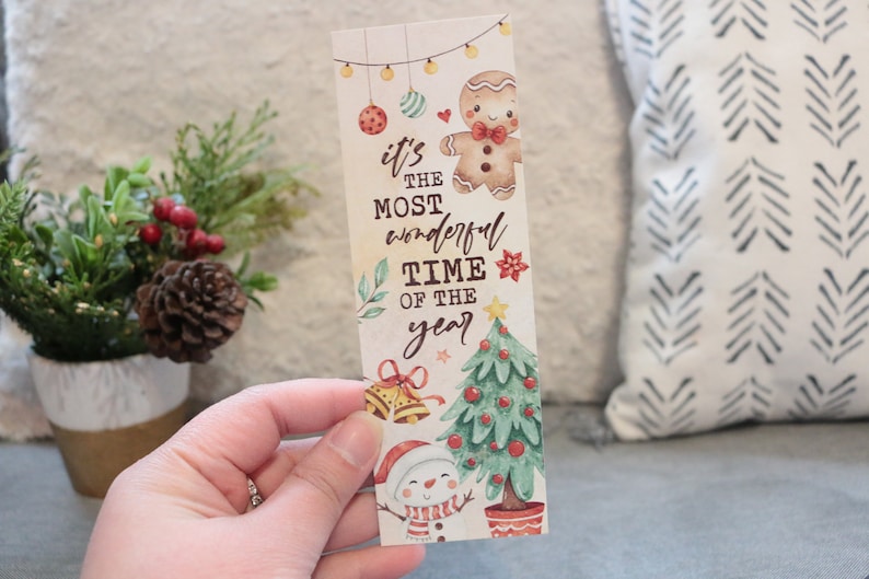 Most Wonderful Time Christmas Bookmark image 1