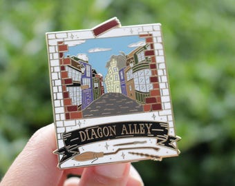 The Magical Alley Enamel Pin - Instant Photo Series