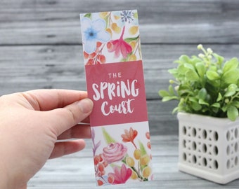 Spring Court Bookmark - ACOTAR/ACOMAF/ACOWAR