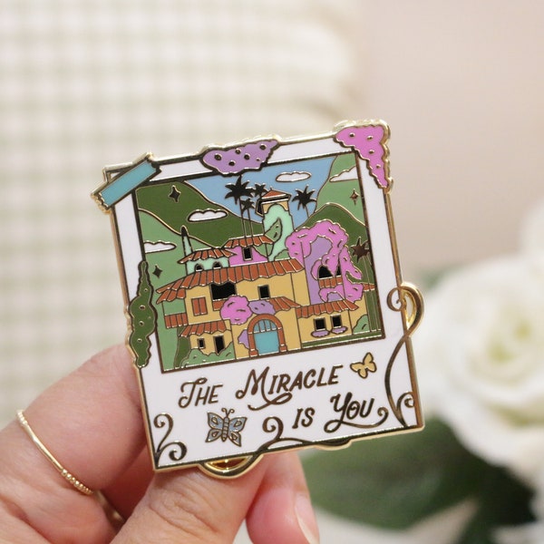 SALE Magical House Enamel Pin - Instant Photo Series