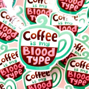 Sticker café - Cadeaux pour amateurs de café - Citations drôles sur le café - Stickers ordinateur portable Café