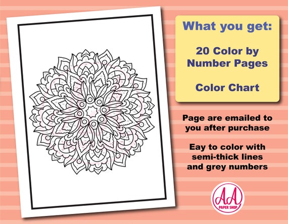 Color By Number Coloring Book For Kids: Easy Color by Number Kids