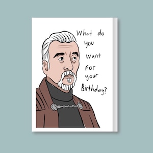 Starwars inspired "NEW ADDITION to my COLLECTION"  Dooku and Grievous Birthday Card, Funny Birthday Cards