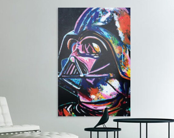 Darth vader canvas print Starwars art