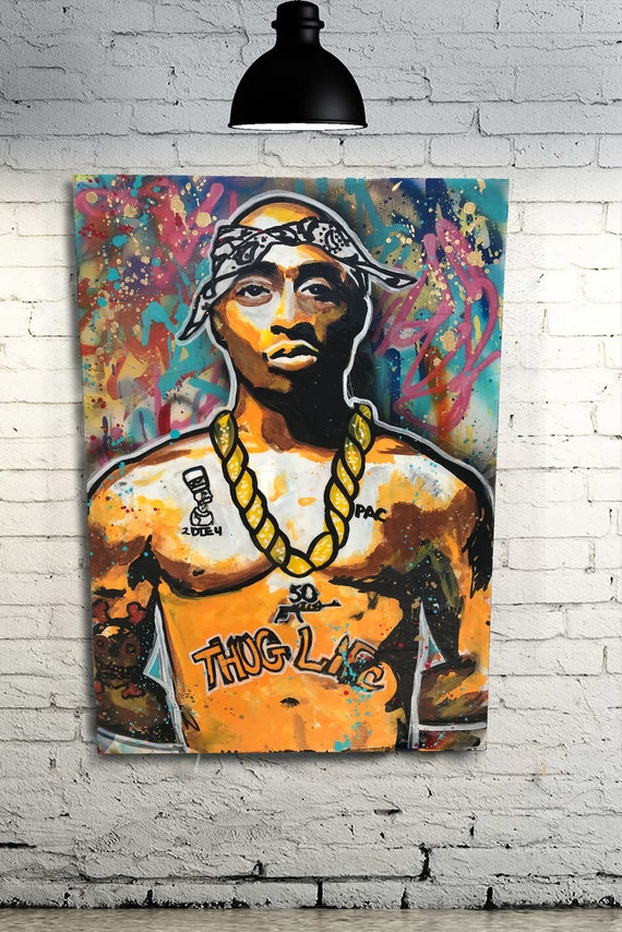 2pac canvas print tupac canvas print