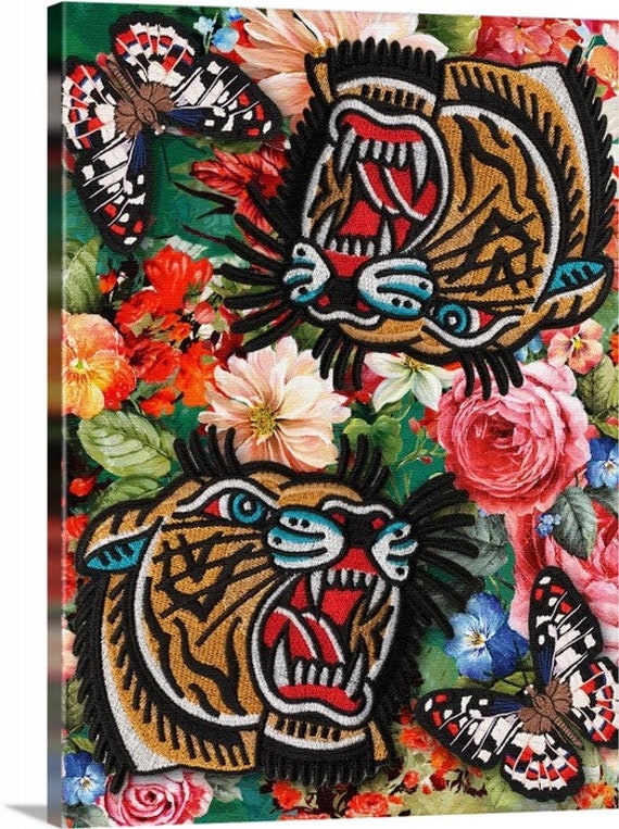 gucci tiger print lightweight jacket