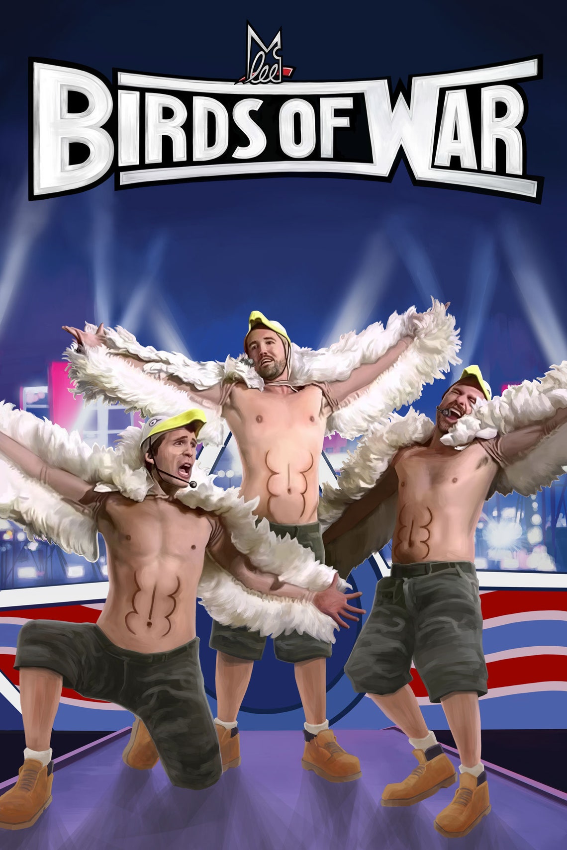 Birds of War Its Always Sunny in Wrestlemania Giclée Art - Etsy