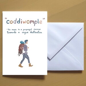 Coddiwomple - Kunstwenskaart #3009