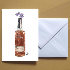 Violeta de Nueva Jersey en Applejack de Lairds n.º 130 - Tarjeta de felicitación artística