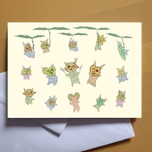 Dancing Koroks - Carte de voeux artistique - The Legend of Zelda - Breath of the Wild #2005