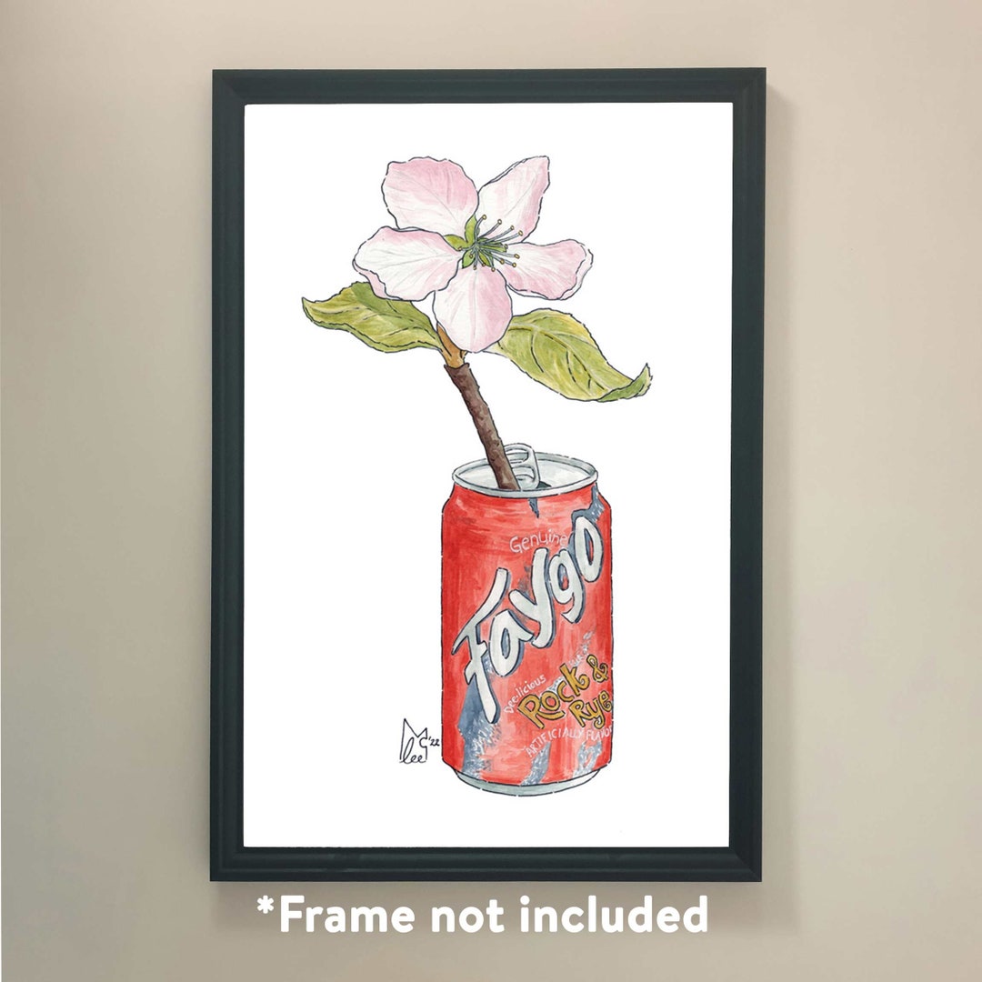 Michigan Apple Blossom in Faygo #122 - Art Print - Etsy