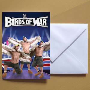 Birds of War - Its Always Sunny in Wrestlemania greeting card - Its Always Sunny in Philadelphia - IASIP #2009