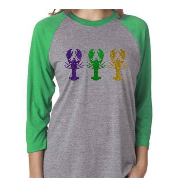 mardi gras crawfish shirts