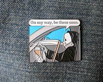 Grim Reaper - On My Way Enamel Pin