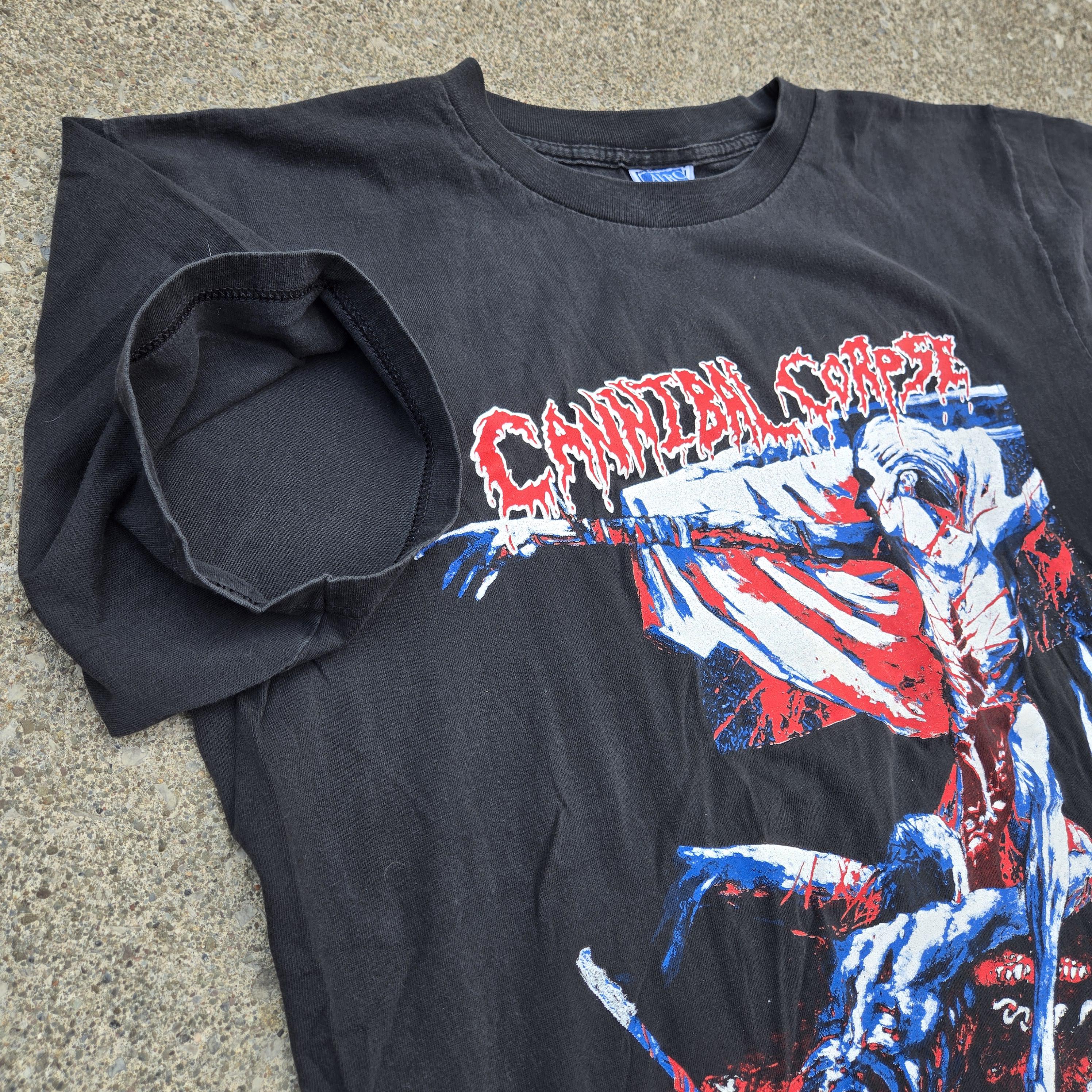 AUTHENTIC Vintage 1993 CANNIBAL CORPSE Tomb of the Mutilated Shirt