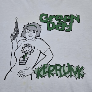 Authentic Vintage 1992 GREEN DAY Kerplunk SHIRT Size Extra Large