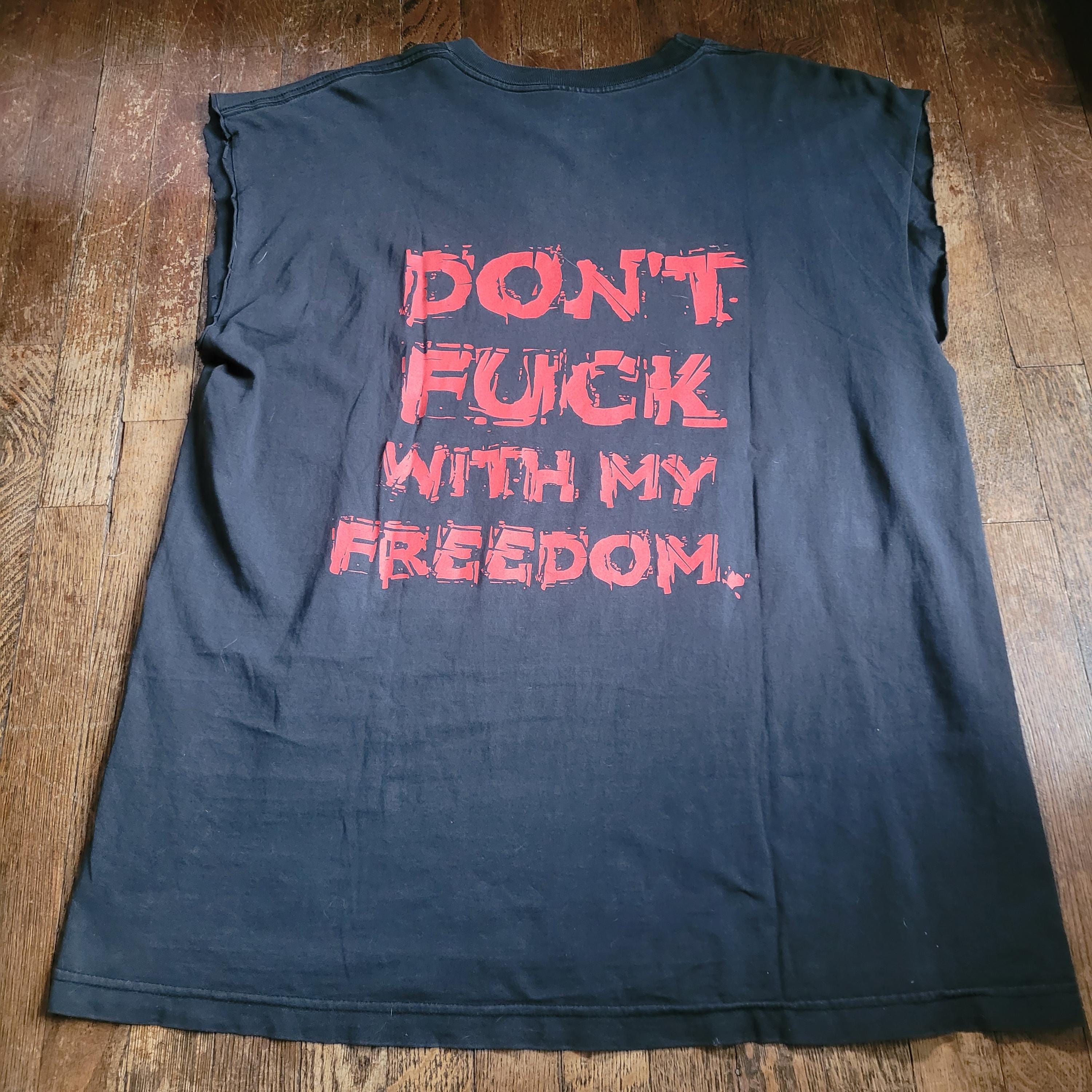 Buy Vintage Sleeveless MONSTER VOODOO MACHINE Pushead Art Shirt 