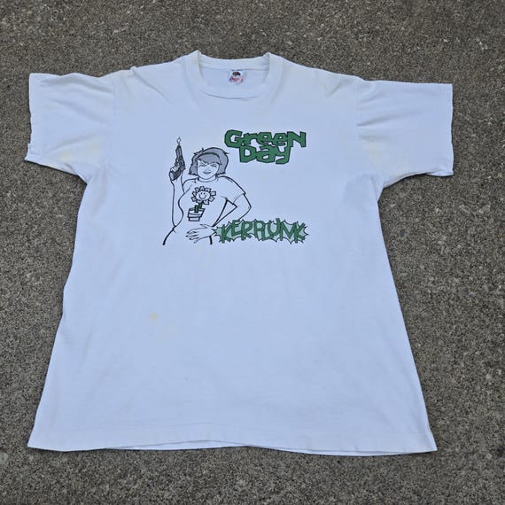 Authentic Vintage 1992 GREEN DAY Kerplunk SHIRT Size Extra Large