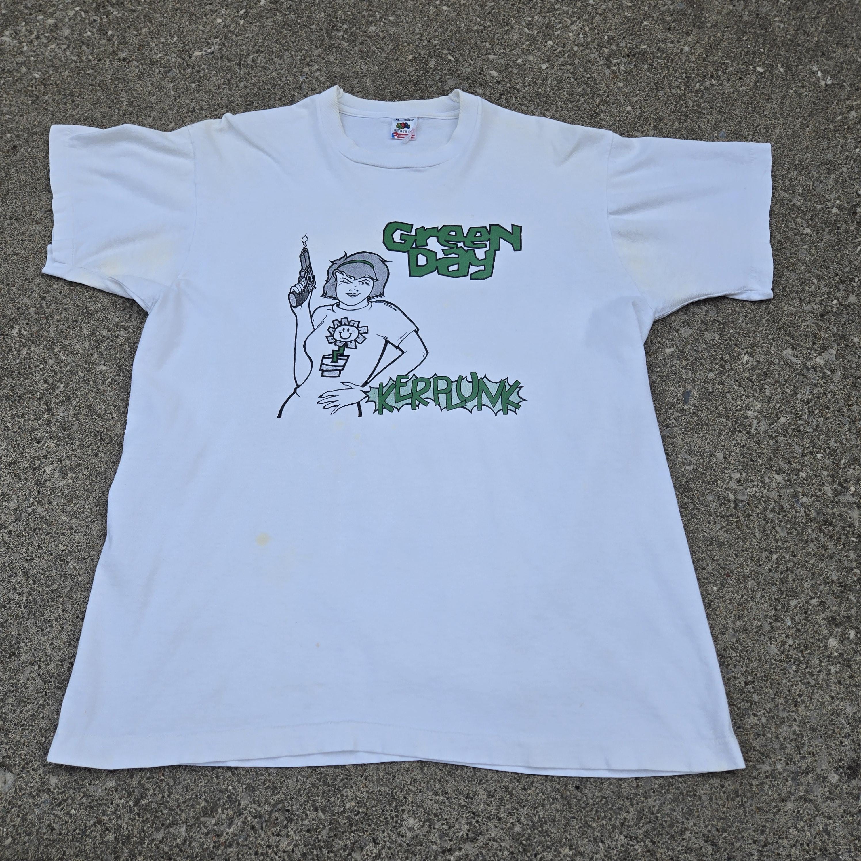 Authentic Vintage 1992 GREEN DAY Kerplunk SHIRT Size Extra Large
