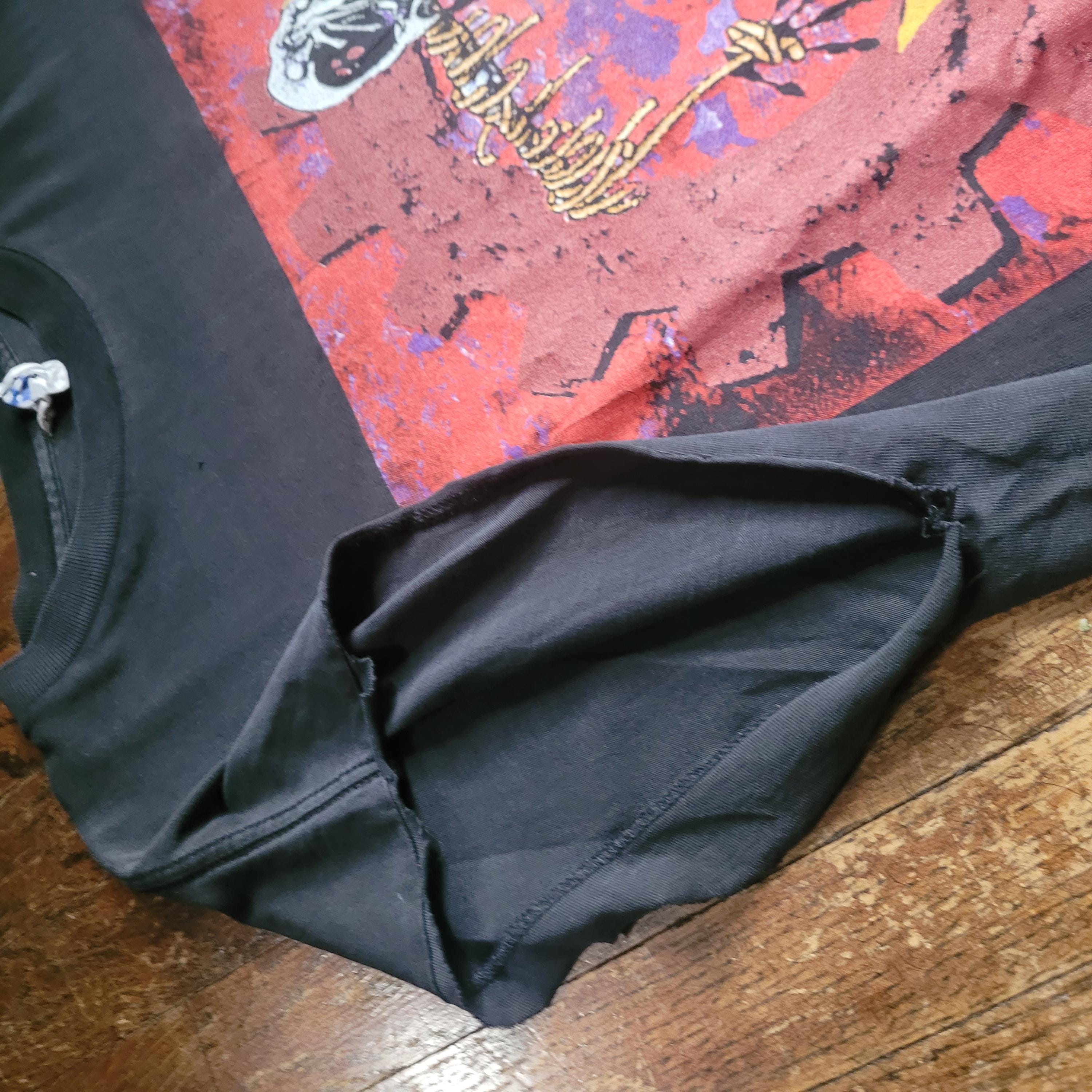 Vintage Sleeveless MONSTER VOODOO MACHINE Pushead Art Shirt Size 