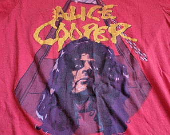 Alice Cooper Vintage Heavy T-shirt: Retro Rock Music Legend Tee - Etsy