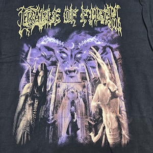 Authentic Vintage 2000 CRADLE of FILTH Tortured Soul Asylum SHIRT Size Extra Large