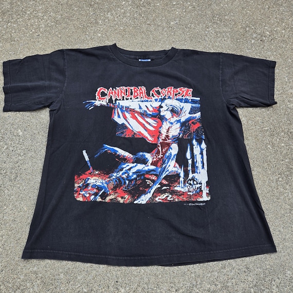 AUTHENTIC Vintage 1993 CANNIBAL CORPSE Tomb of the Mutilated Shirt