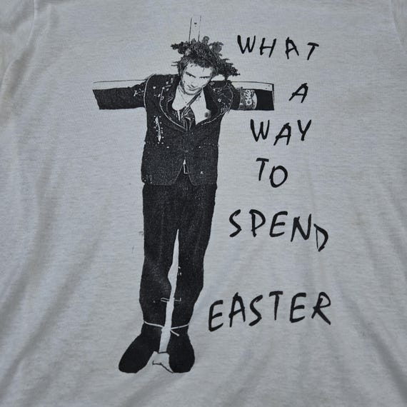 AUTHENTIC Distressed Vintage 80s Johnny Rotten / Sex PISTOLS 