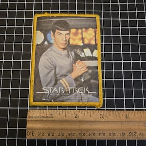 Out of This World Vintage 1979 STAR TREK Paramount Pictures Patch Featuring SPOCK