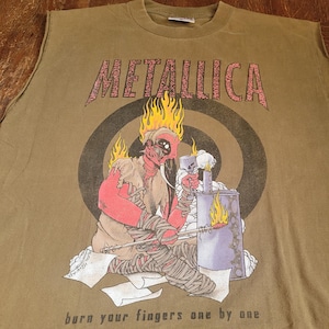 Vintage 90s Metallica Pushead T Shirt Large Size - Etsy