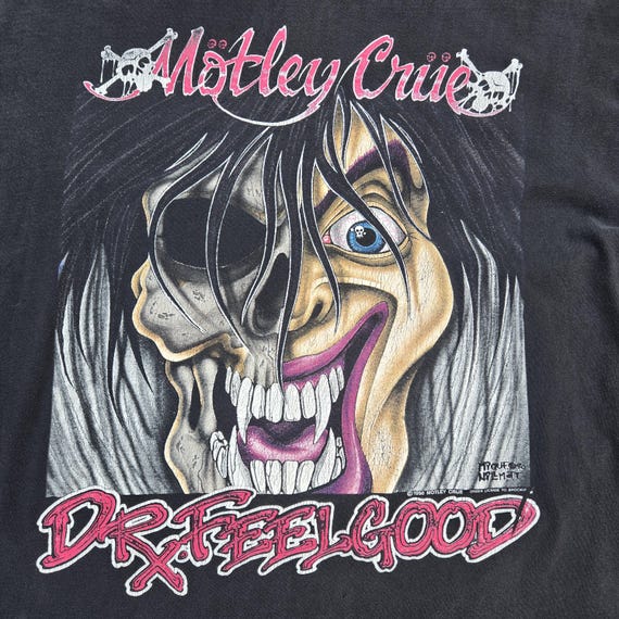 Vintage 1990 MOTLEY CRUE Dr. Feelgood SHIRT Size Extra Large