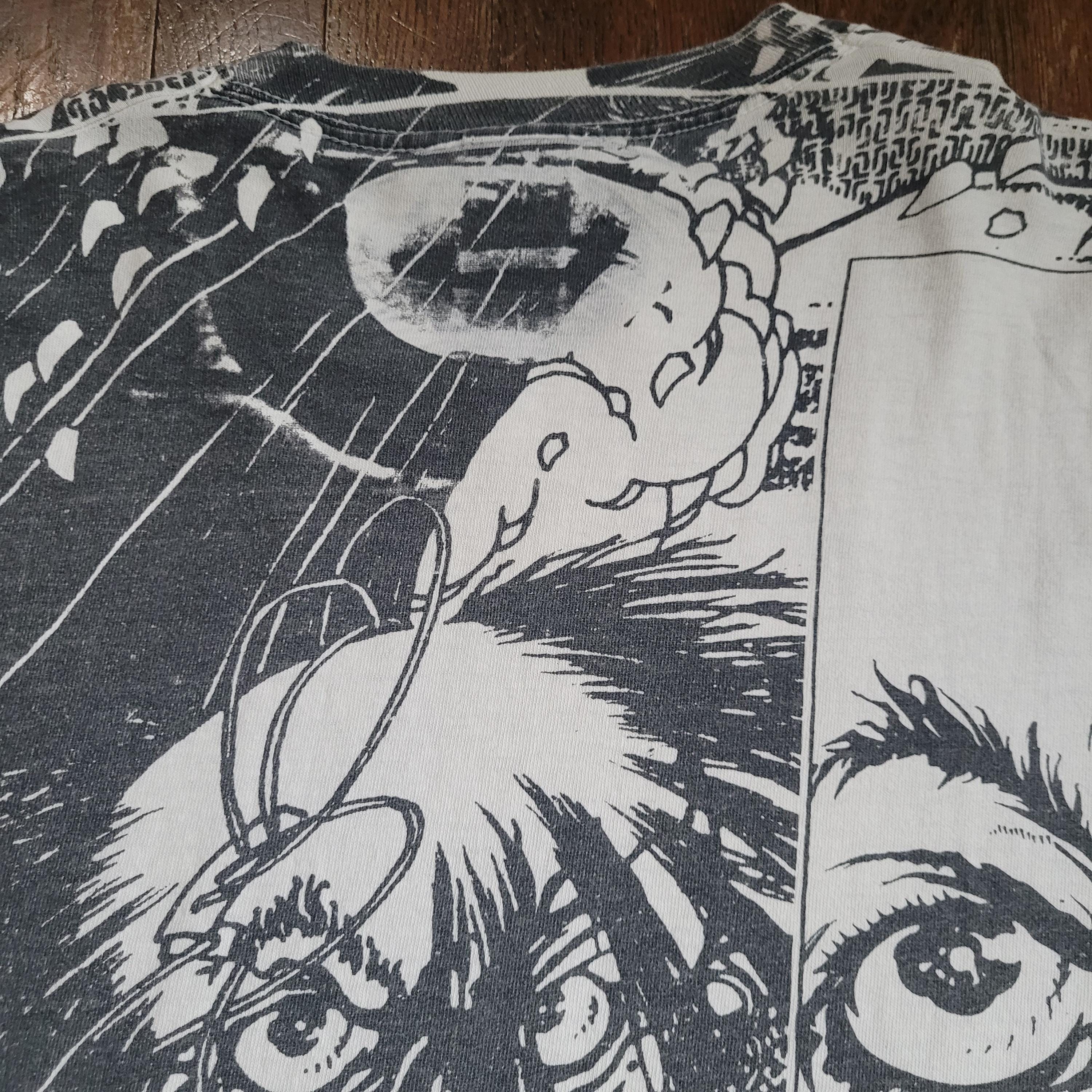 Rare and EPIC 1990s PUSHEAD Kuro-line Septic Death SHIRT