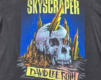 Vintage 1988 David Lee Roth Skyscraper Tour Shirt - Etsy Canada
