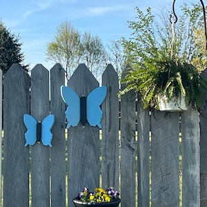 Poly Butterfly, Garden Decor, Outdoor Decor, Fence Decor, Durable, Bright Colors