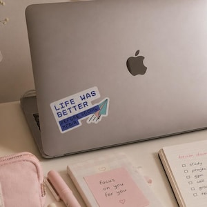 Programmer Gift, Laptop Decal, Tech Enthusiast Decor, Cute Office Stationery, Geeky Accessories Coding Era Kiss-Cut Stickers | Programmer