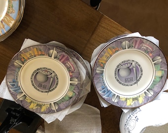 New York Worlds Fair Plates