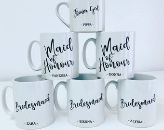 wedding mugs etsy