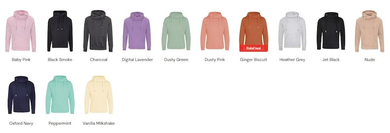 Heavyweight Hoodie with Thumb Holes (choice of colours available) image 2
