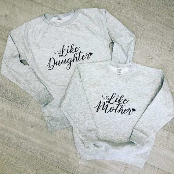 matching mother and daughter jumpers
